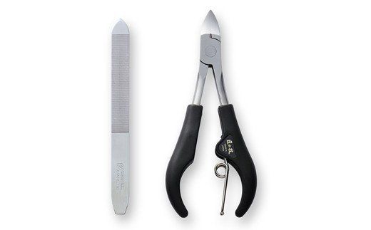 H14-09 匠の技ステンレス製巻き爪・変形爪用ニッパー爪切り＆爪ヤスリセット