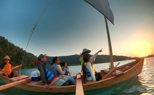 帆かけサバニ帆漕クルーズツアー（2名様）