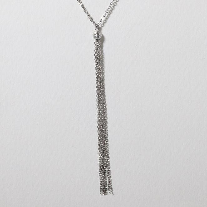 プラチナ　ミラーボールタッセルペンダント　BQ-118