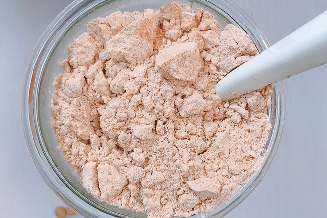 [H071] 【網煎り焙煎】自然栽培「きな粉」150g×5袋