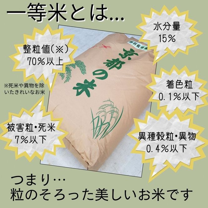 玄米 30kg 京都丹波米 きぬひかり◇《米 一等米 キヌヒカリ 特別栽培米 減農薬》 ※北海道・沖縄・離島への配送不可