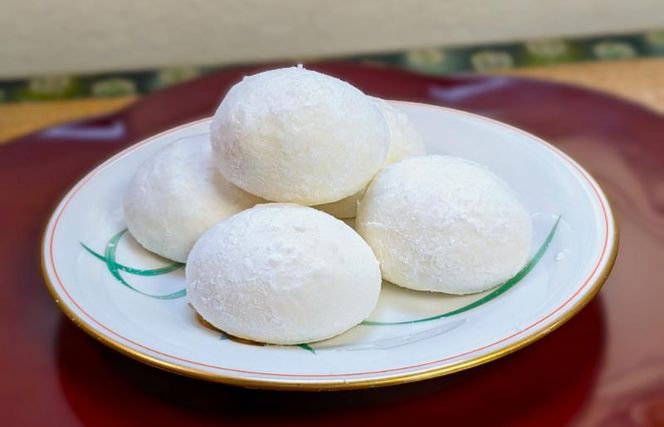 015B566 老舗餅屋さんが作るチーズ入り杵つき生丸餅(白) 18個入り