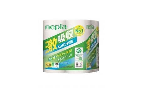 ネピア激吸収キッチンタオル4ロール100カット×12パック（愛知県