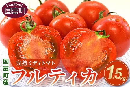 予約受付＜国富町産 完熟ミディトマト「フルティカ」1.5kg＞2025年1月上旬～5月下旬迄に順次出荷【 トマト 新鮮 野菜 先行予約 農家直送 季節物 数量限定 季節限定 サラダ 1.5キロ 】【b0727_sn】