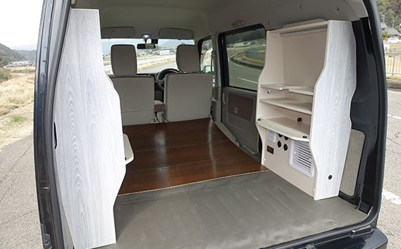 キャンピングカーレンタル　エブリイ　平日48時間　土日祝日別途対応可能 [No.779]