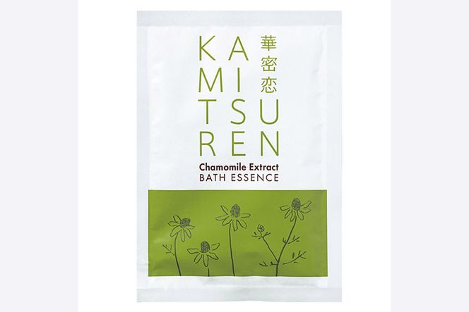 華密恋 国産 カモミールの薬用入浴剤 50mL×9包［9日分］ [カミツレ研究所 長野県 池田町 48110497] 