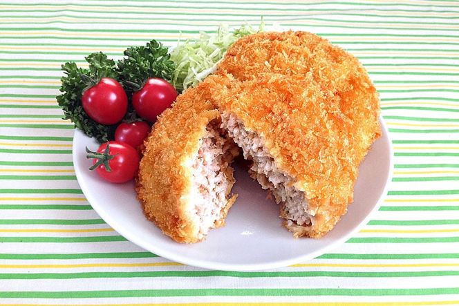 お肉屋さんのお惣菜 おだしまポーク使用 ジューシーメンチカツ 80g×6個 [関精肉畜産 宮城県 加美町 44581342] 豚肉 豚 ブランド豚 メンチカツ お惣菜 おかず おつまみ