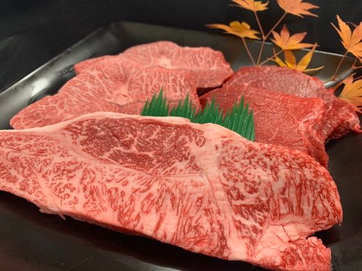 近江牛　ステーキ用　食べ比べセット【660ｇ（サーロイン180ｇ×1枚、ミスジ120ｇ×2枚、モモ120ｇ×2枚）】【K064SM】