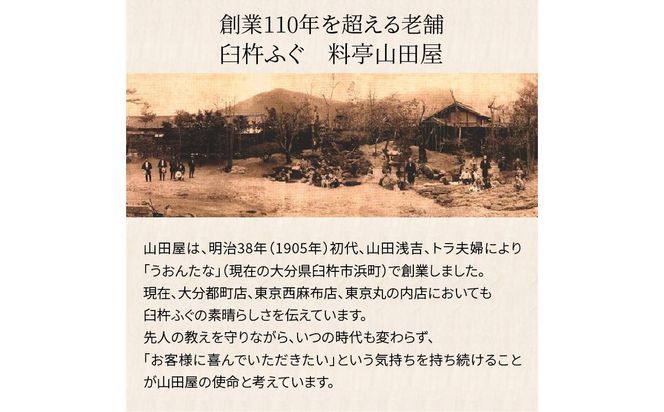 【E05019】【12月1日以降配送】 臼杵ふぐ山田や ふぐ刺・ちり鍋セット 2人前 白子付き