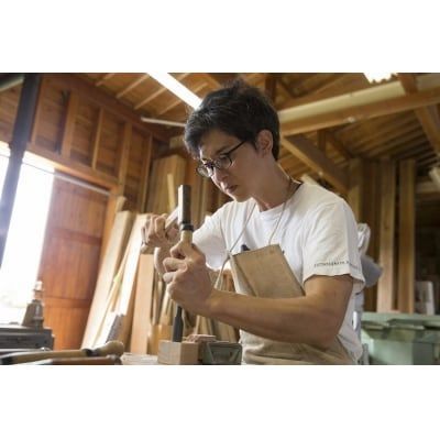 手彫りの珈琲さじ(木材:チェリー)【GOOD WOOD WORKS】_HA0042