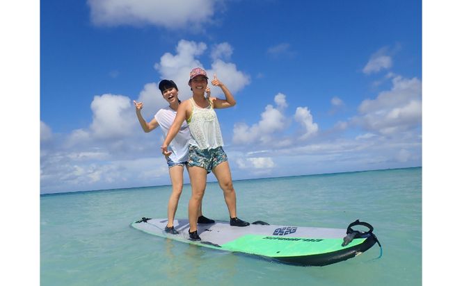 【ハレタオーシャンサポート】沖縄の海を満喫！【SUP体験＆シュノーケリング】2名様