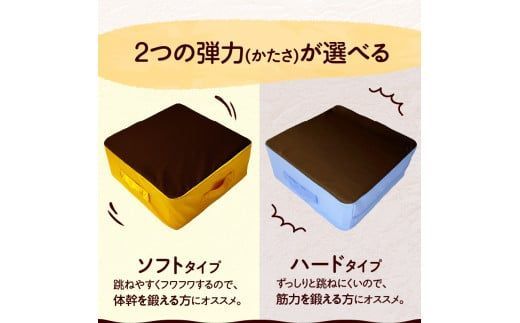 ジャンピングクッション③ハードタイプ×イエロー [023M13-3]