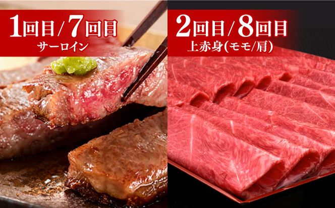 【全12回定期便】博多和牛 贅沢 食べ比べ 4人前 ( ステーキ すき焼き しゃぶしゃぶ ハンバーグ ) 《築上町》【久田精肉店】 肉 和牛 牛 精肉[ABCL159]