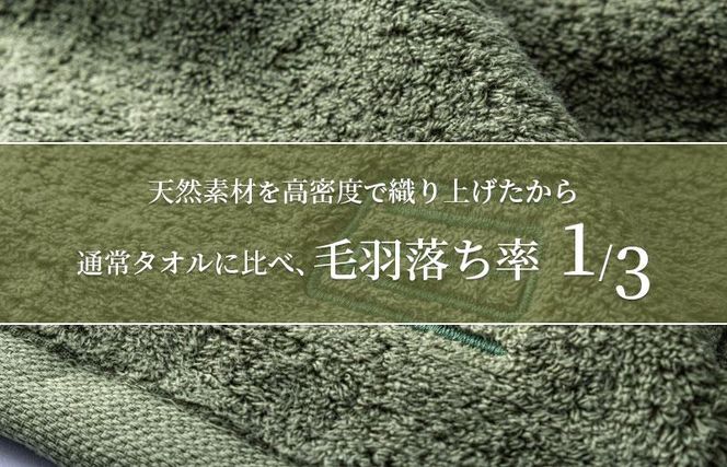 G809 世界最高峰のタオルneiバスタオル ２枚組（グリーン）