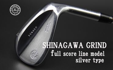 077BC02N.Grind by S-TAKUYA フルスコアラインウェッジ Silver 