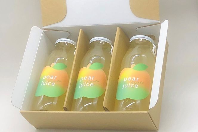 【先行予約】京丹後の梨ジュース 小瓶3本入り（2024年10月下旬～発送）　国産 なし ナシ じゅーす 飲料 子供 フルーツ ふるーつ 果物 くだもの SF00018