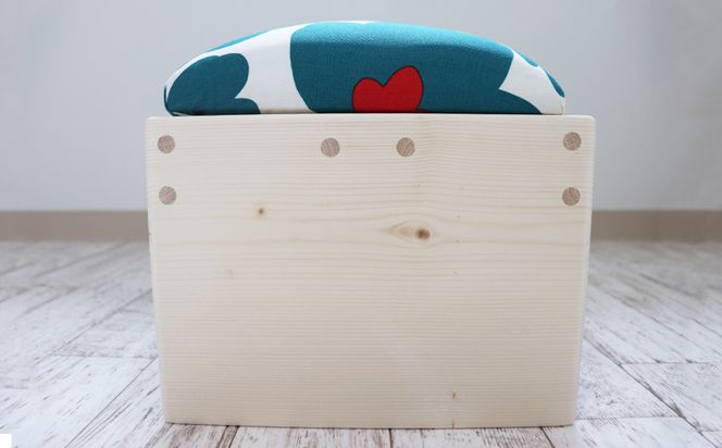 BT‐6　ぷっくりスツール 2人掛け(北欧花柄）