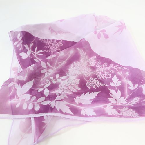 AN-4a 山の幸染め　スカーフ