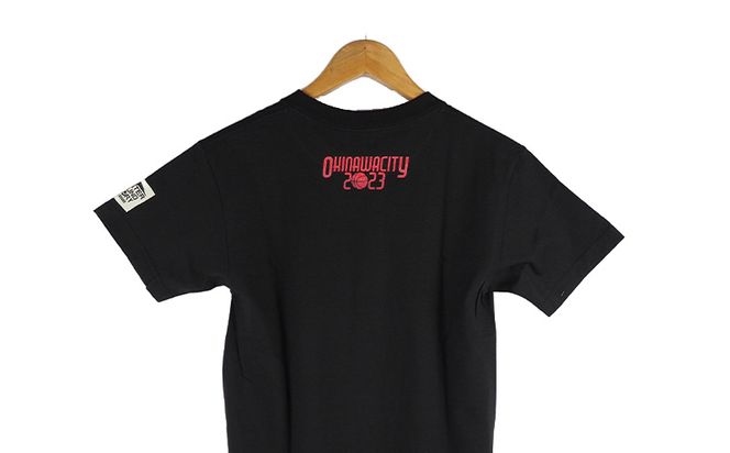 【CSSkb×沖縄市】OKINAWA CITY　コラボ　Tシャツ　黒（Sサイズ）