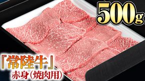 【 常陸牛 】 赤身 （ 焼き肉 用）500g [BX05-NT]