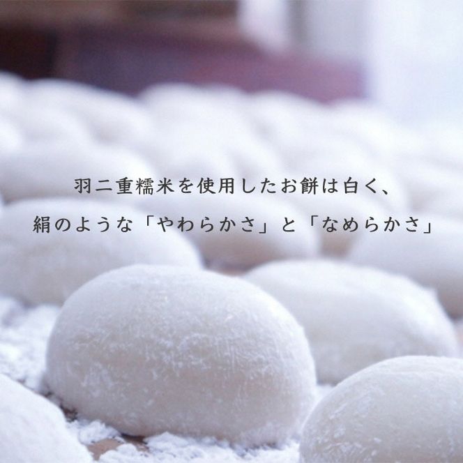 お餅（丸餅・杵つき餅）30個入り【10個入りパック×3】＜京風料理 新橋謹製＞新羽二重糯米≪国産 京都 亀岡産 もち 小餅  新年 ぜんざい 大晦日 お正月 お雑煮 年内発送≫