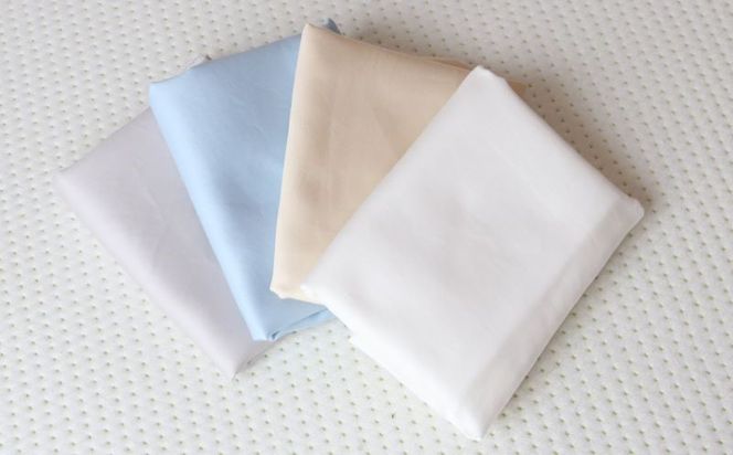 HB048 コットンサテンさらっとピロケース　【ホワイト】