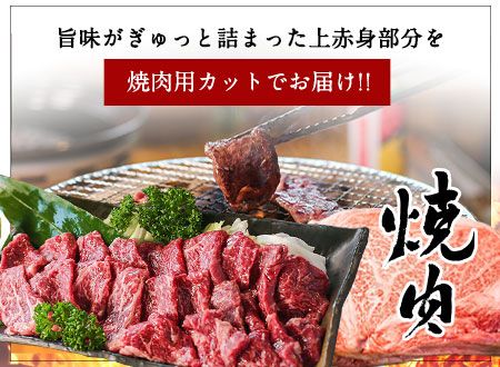 あか牛 上赤身焼肉用 1kg (250g×4個) 有限会社幸路《60日以内に出荷予定(土日祝を除く)》 あかうし 赤牛 焼肉 冷凍 小分けパック---so_fhakjakay4_60d_24_40000_1kg---