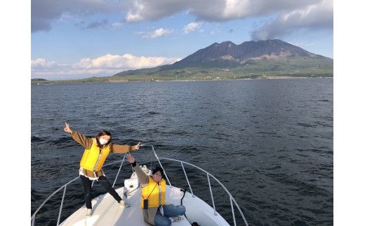 錦江湾釣り体験約4時間コース（２名様）　K087-002