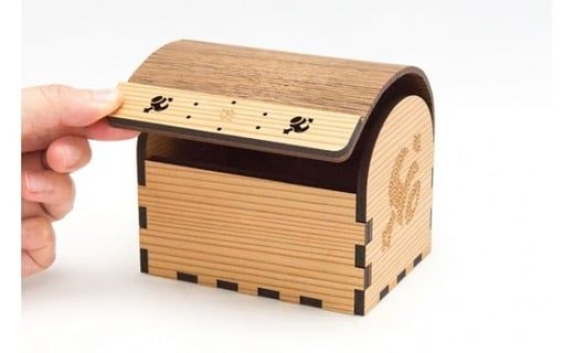 ■打ち出の小箱　1個（内寸：幅10.8cm、奥行き8.7cm、高さ8.7cm）【0tsuchi00101】