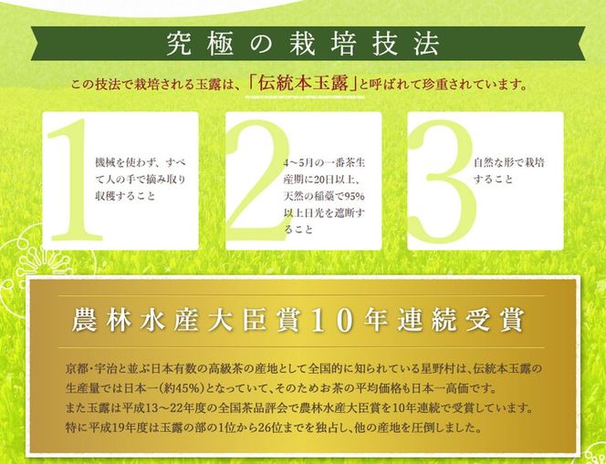 【A5-249】八女星野茶詰合せ「星乃絆」