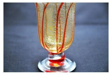 金彩冷酒杯 赤 HA-03-1【粋工房】_HA1630