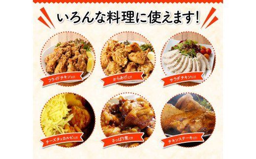 【3ヶ月定期便】宮崎県産若鶏　日南どり　もも肉＆むね肉＆手羽元　計6kg（各2㎏×1） 【 ふるさと納税 鶏肉 鶏 若鶏 もも むね 手羽元 セット 宮崎県産 川南町 おうち時間 おうちごはん 定期便 送料無料 】 [C05310t3]