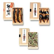 【B-736】近江高島鮎池元 吉本 鮎甘露煮・鮎昆布巻・鮎山椒煮 ［高島屋選定品］