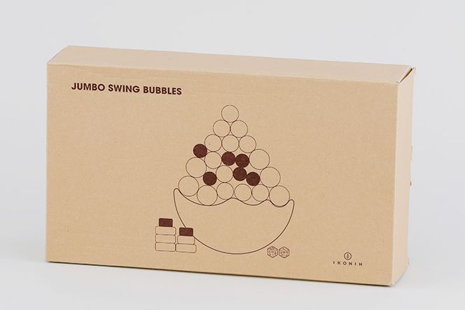 木製 バランスおもちゃ ジャンボなみのりバブル【檜のおもちゃ ＩＫＯＮＩＨ】 ≪桧 おもちゃ ヒノキ ひのき 木育 知育≫