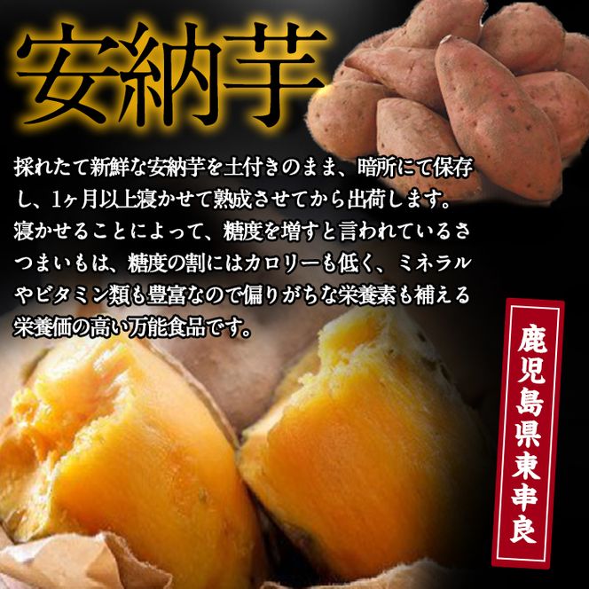 【0102620a】東串良の安納芋冷凍焼き芋(合計約2kg・1kg×2袋) 冷凍 焼芋 焼き芋 やきいも さつまいも さつま芋 スイーツ 熟成【甘宮】