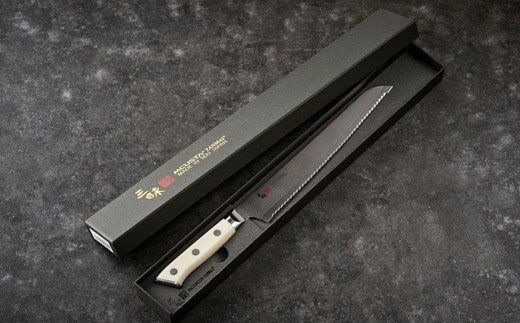 H67-14 三昧 クラシック ダマスカス コーリアン パン切り包丁 230mm