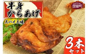 ＜半身からあげ（スパイス味）3本セット＞準備でき次第翌々月までに順次発送【a0306_hi】