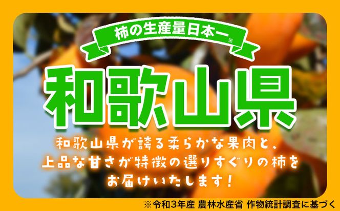 和歌山秋の味覚 平核無柿(ひらたねなしがき)約7.5kg 株式会社魚鶴商店《10月上旬-11月上旬頃出荷》 和歌山県 日高町 柿 カキ かき たねなし ジューシー フルーツ---wsh_uot33_ad1011_24_18000_75---