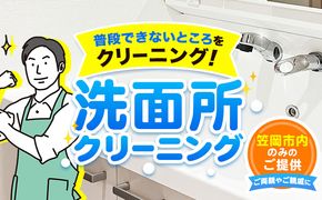 洗面所クリーニング ベンリー笠岡 《90日以内に出荷予定(土日祝除く)》 掃除 クリーニング 代行 洗面所 岡山県 笠岡市---Ｂ-12---