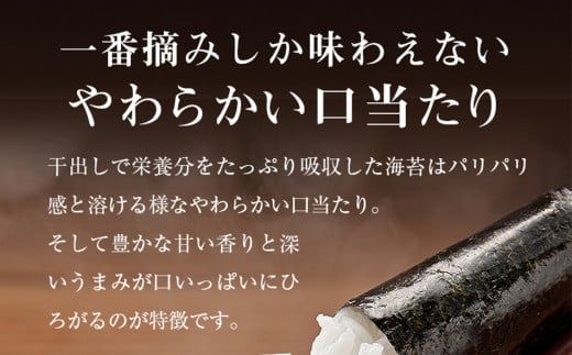 福岡有明海産　一番摘み 味海苔 20個入り