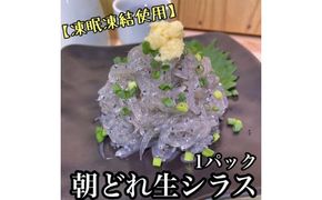 104-1368 新鮮！朝どれ 生しらす 食べきり1パック【凍眠凍結使用】【お刺身 生食 日本酒 焼酎 お取り寄せ 希少部位 御中元 お中元 お歳暮 父の日 母の日 贈り物 】【ふるさと納税】【神奈川県小田原市】