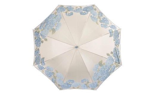 槙田商店【晴雨兼用】長傘 ”絵おり” 紫陽花 FAA5068