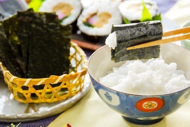 DF125 有明海産 焼のり 『たべたいな～ 朝ごはん』（8切5枚）×20束