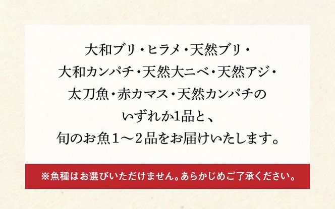 単月お届け】大和海商 高級お刺身 6人前 冷凍 N072-ZA644_2（宮崎県