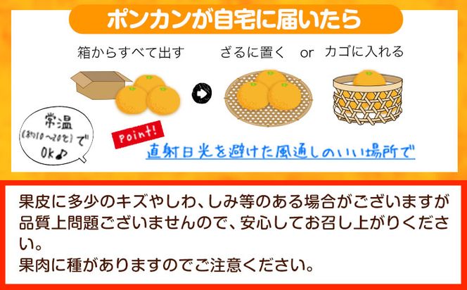 【先行予約】紀州和歌山有田産ポンカン5kg 株式会社魚鶴商店《2026年2月上旬～3月中旬頃出荷予定》和歌山県 日高町 ぽんかん フルーツ 柑橘---wsh_uot97_2j3c_25_16000_5kg---