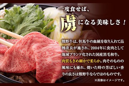 【和歌山県のブランド牛】熊野牛 ロースすきやき用 400g 厳選館《90日以内に出荷予定(土日祝除く)》 和歌山県 日高川町 熊野牛 牛 うし ロース すき焼き すきやき---wshg_fgenklsuki_90d_22_29000_400---