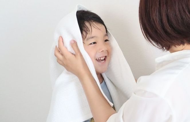 G1956 【ソフトハニカム】バスタオル３枚セット+ソフトハニカム織ハーフハンカチ1枚