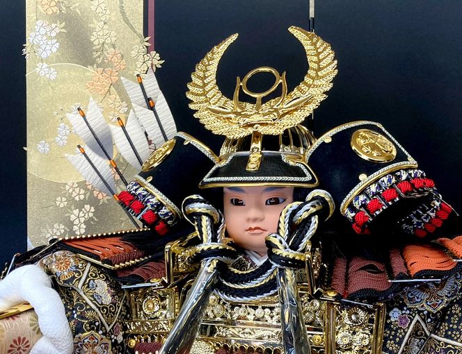 360.伝統工芸士 蘇童の五月人形 『名武将 徳川家康公』わらべ大将飾り