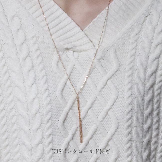 K18　ミラーボールタッセルペンダント BQ-119