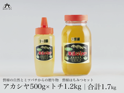国産純粋はちみつ 天然 農林水産大臣賞 磐梯はちみつ 1200g［瓶］500g［チューブ］ はちみつセット 